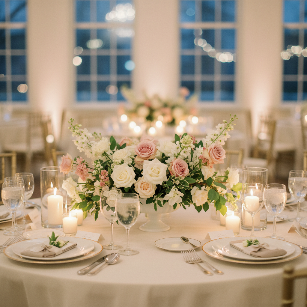 Wedding table centerpiece