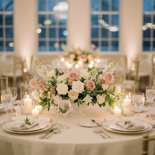 Wedding table centerpiece